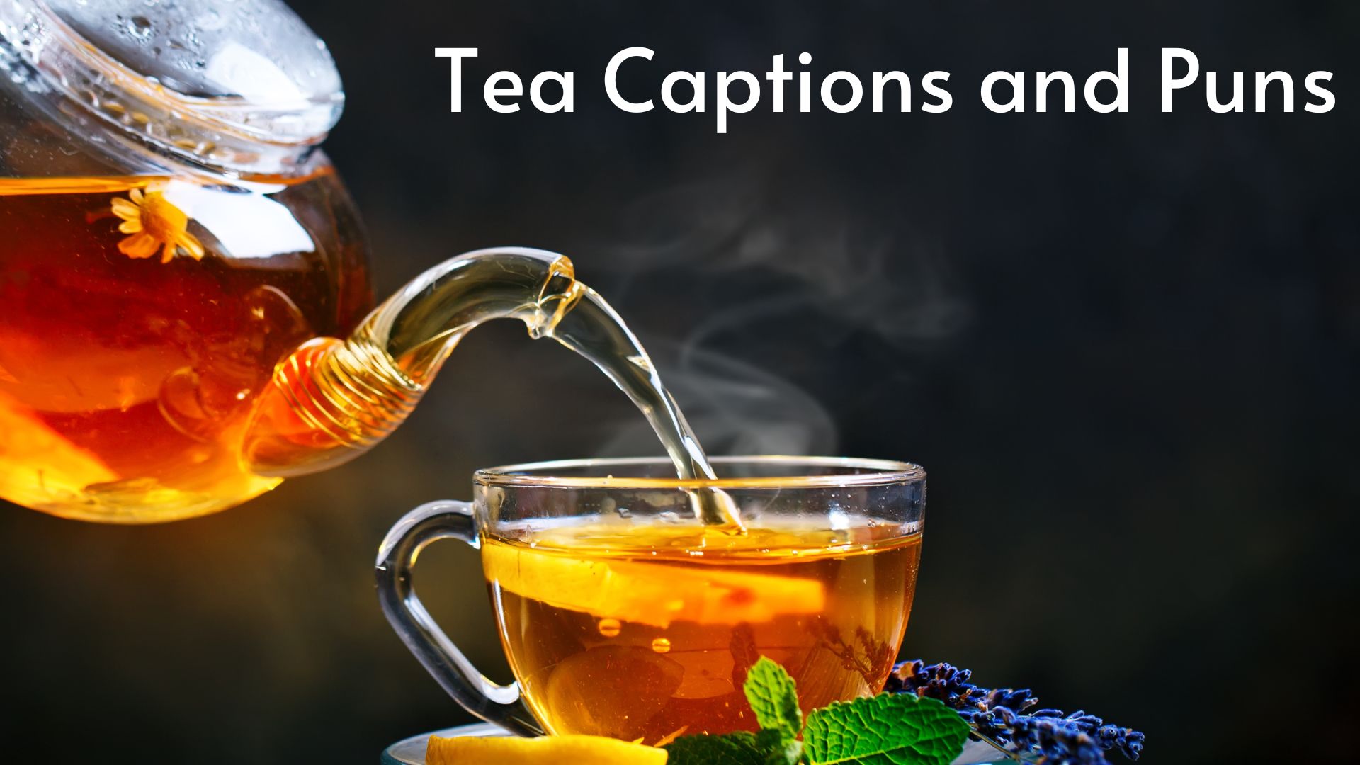 51+ Tea Captions and Puns for Instagram